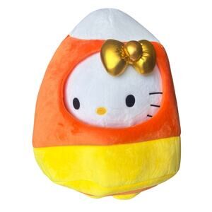 Kidrobot x Sanrio Hello Kitty Halloween Candy Corn Costume Plush 13”